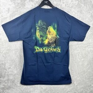 Vintage Dr Seuss How The Grinch Stole Christmas Movie Promo Shirt Mens Large Y2K